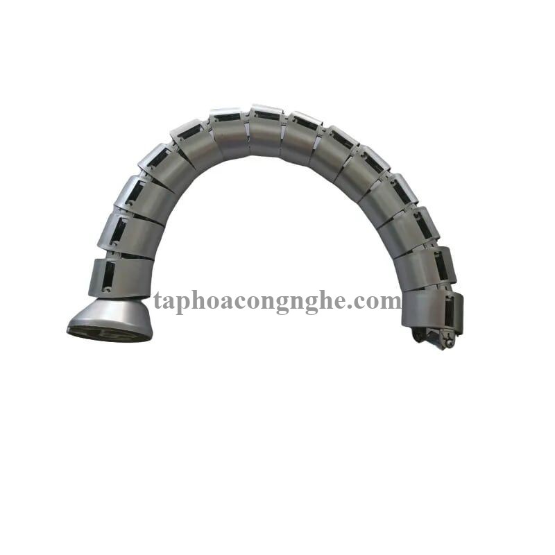 Gensil 97722 80cm gen01bla gen01sil ống gen con rắn luồn dây điện thông minh cho văn phòng màu bạc 97722 30097722